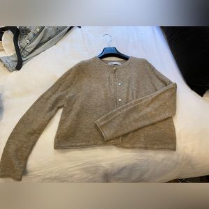 Zara Alpaca beige cardigan